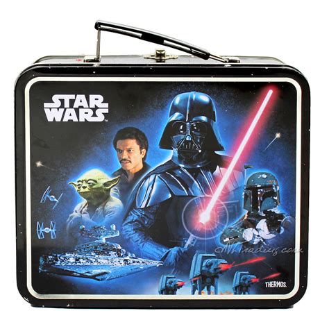 star wars metal lunch box with thermos|star wars thermos flask.